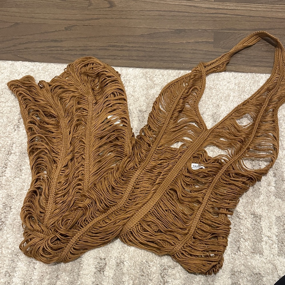 NWOT 12th Tribe Camel Cover Up in Size 0/S